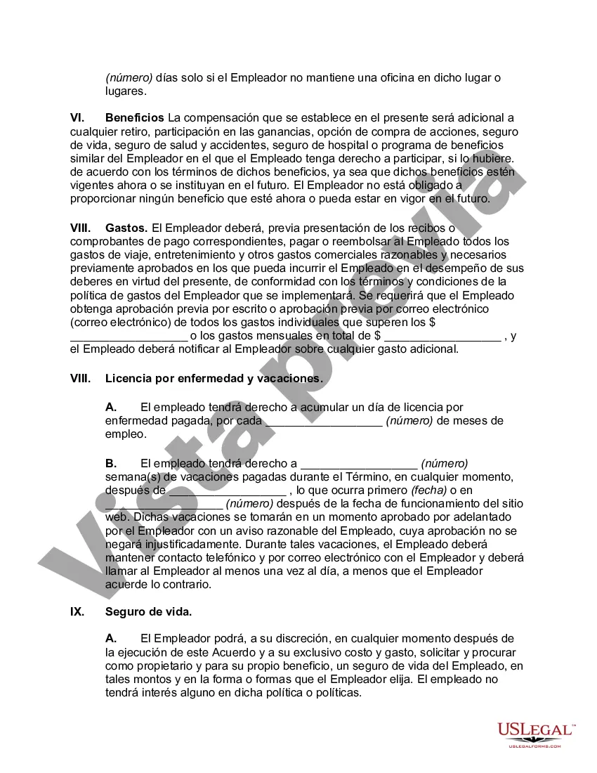 Preview Acuerdo laboral con desarrollador de software sénior