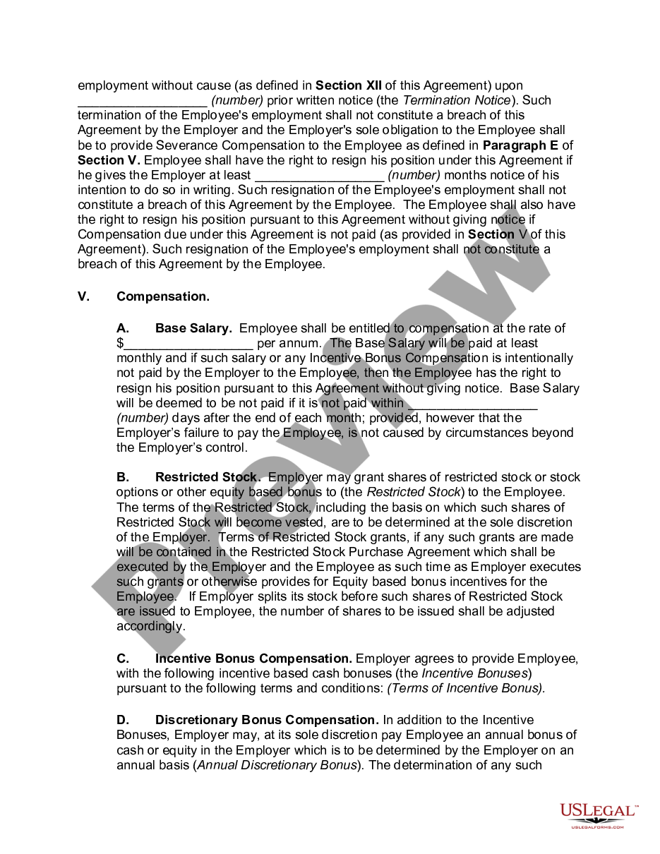 page 2 Employment Agreement with Senior Software Developer preview