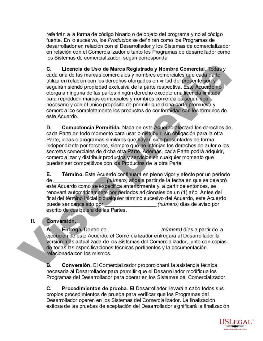 Preview Acuerdo de desarrollo y mercadeo conjunto