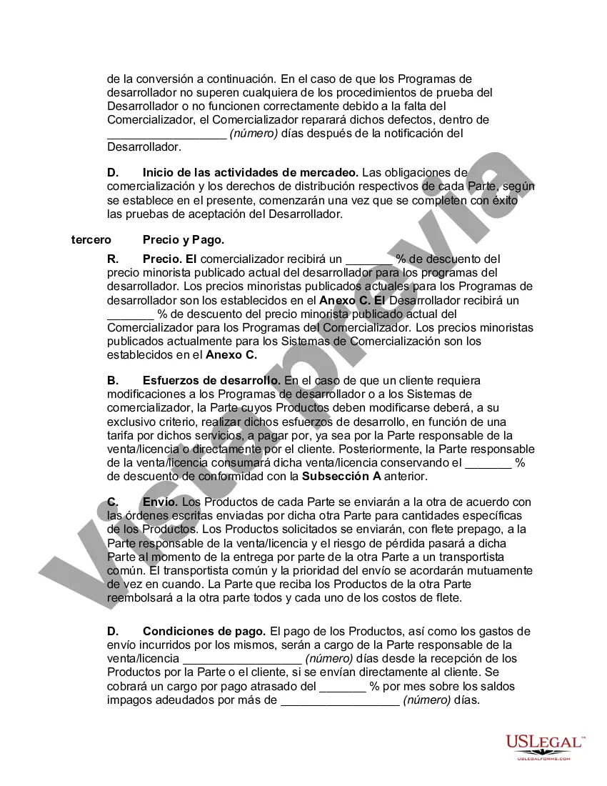 Preview Acuerdo de desarrollo y mercadeo conjunto