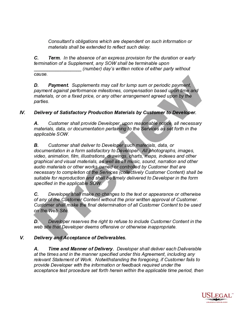 Get Web Site Development Agreement Preview Web Site Development Agreement