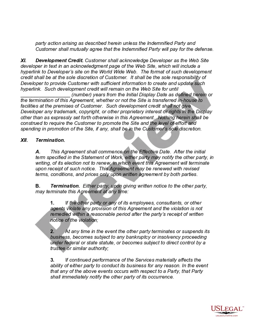 Get Web Site Development Agreement Preview Web Site Development Agreement