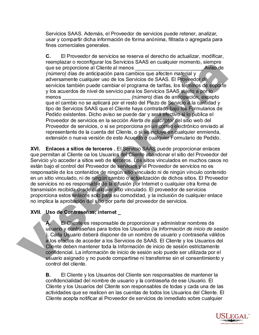 Preview Acuerdo de suscripción de software como servicio