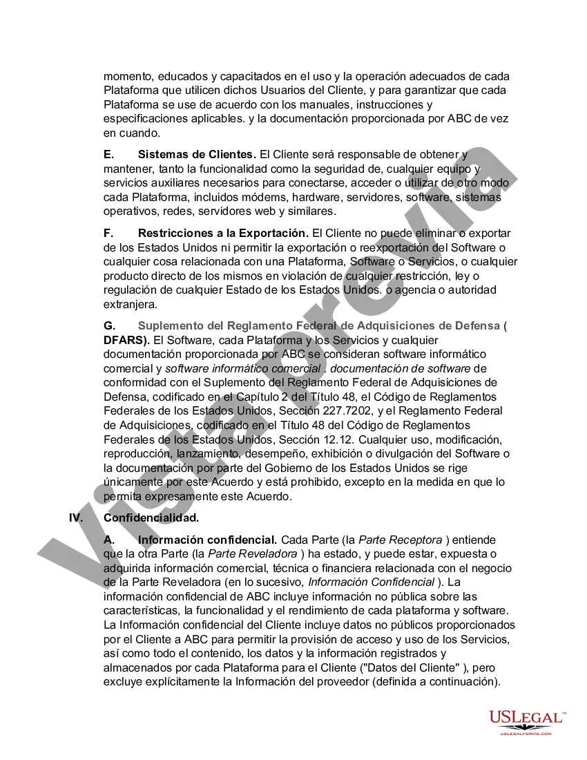 Preview Acuerdo maestro de servicios y SaaS