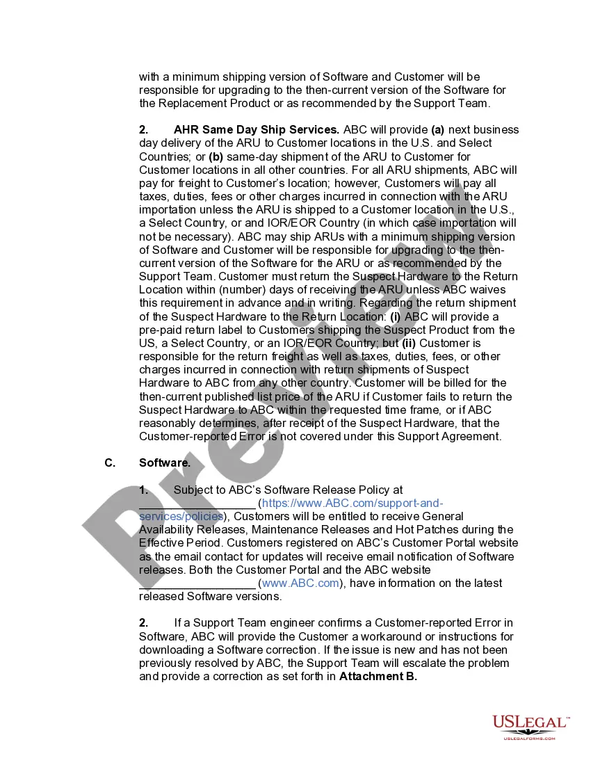 Get Software and Product Support Agreement Preview Software and Product Support Agreement