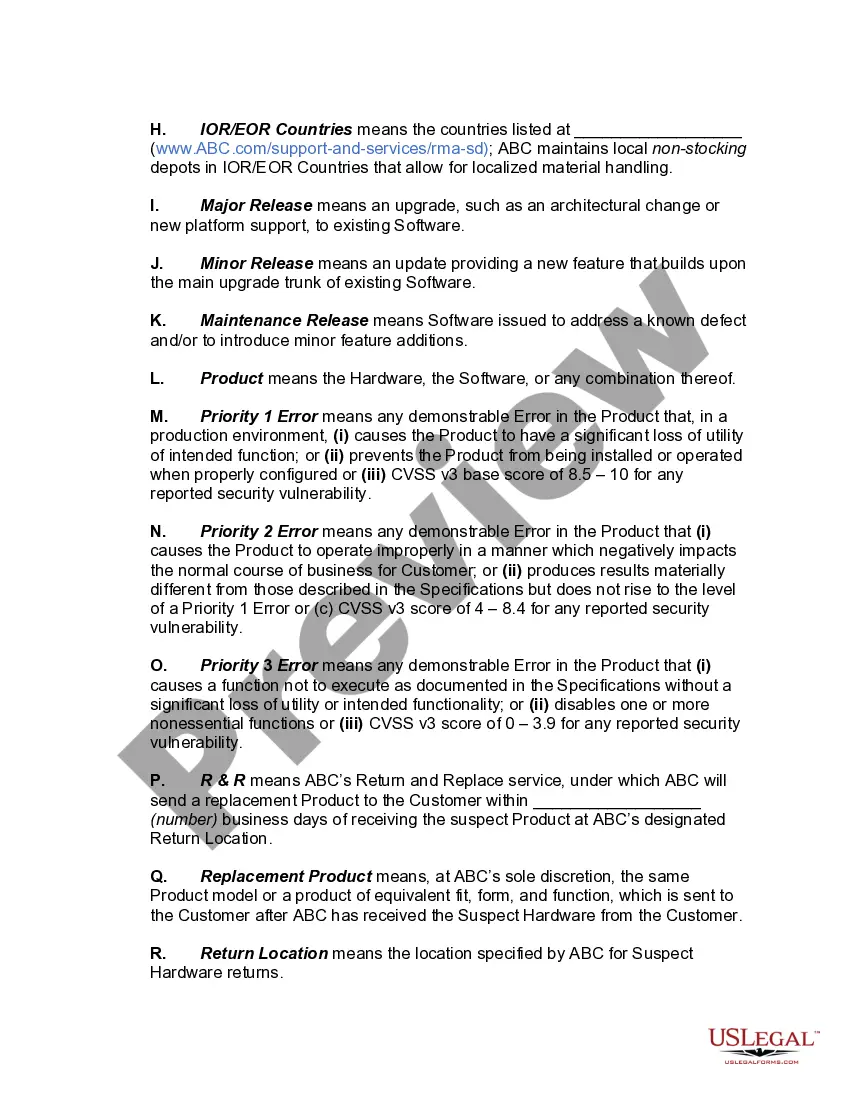 Get Software and Product Support Agreement Preview Software and Product Support Agreement