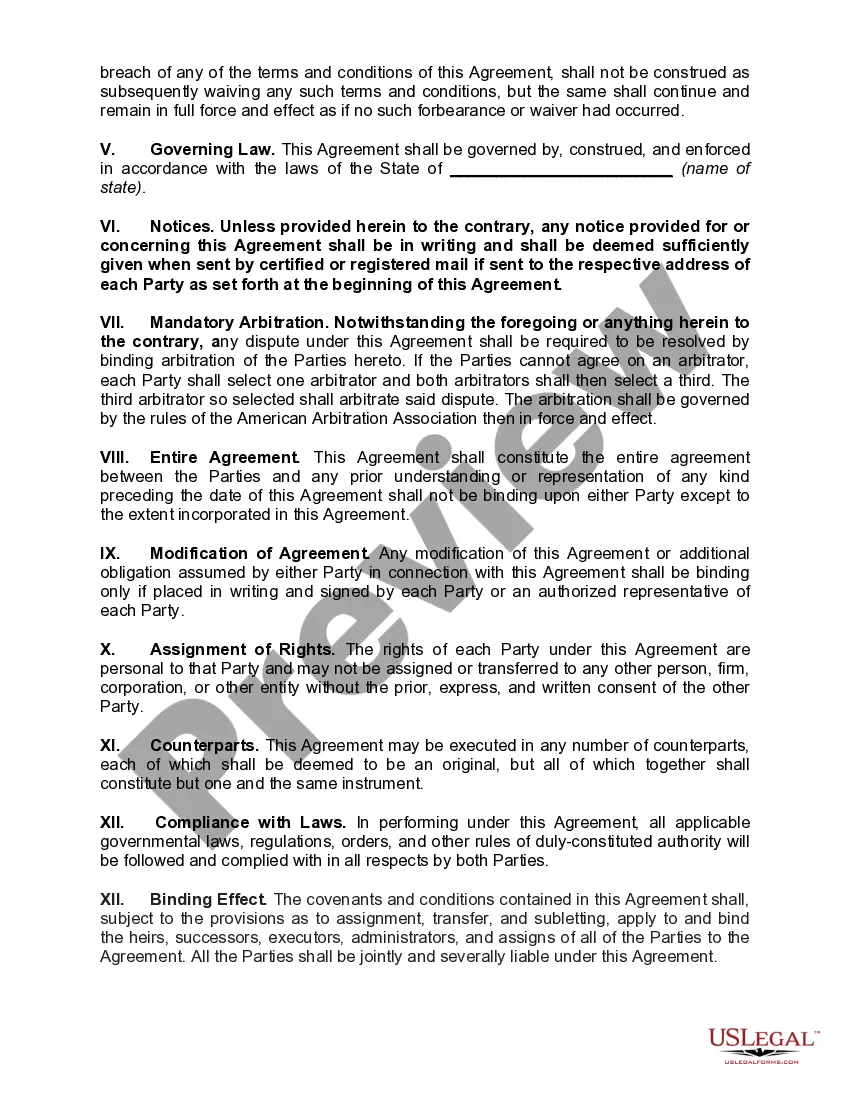 Preview General Form of Publishing Agreement
