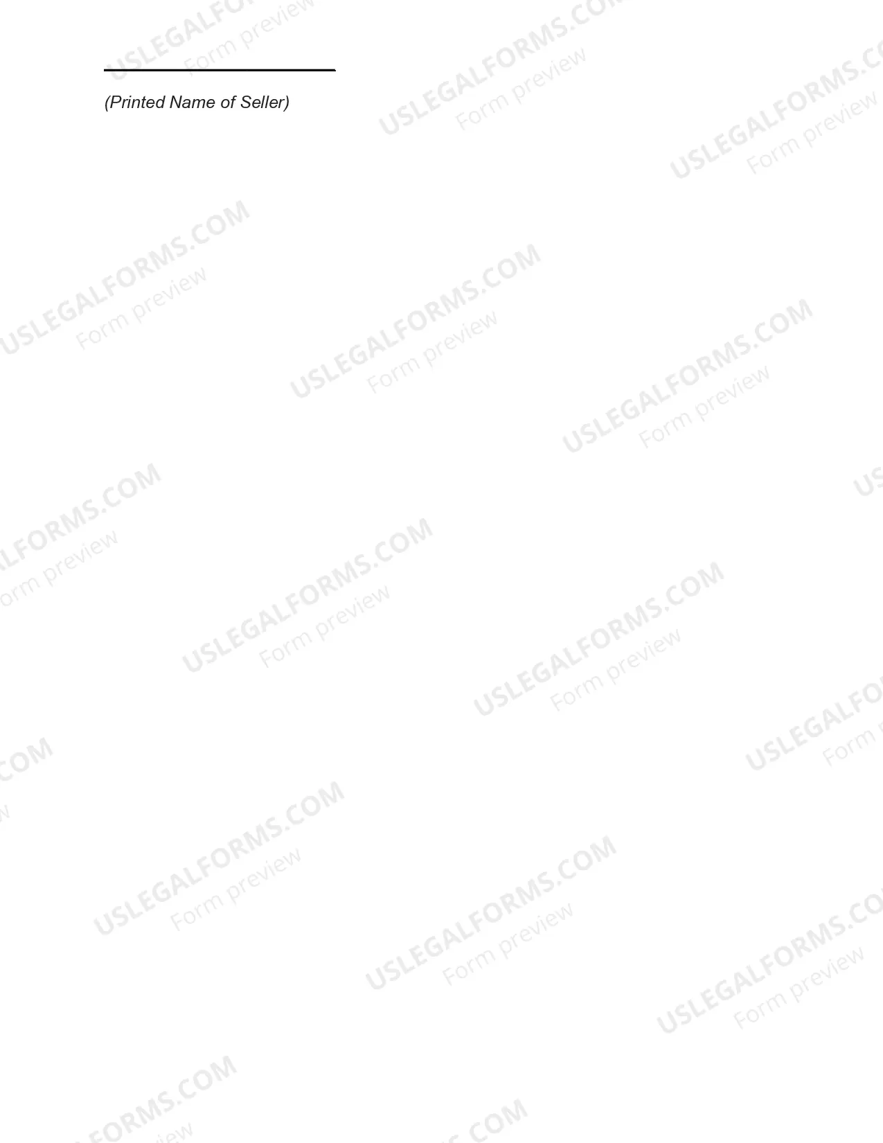 Preview Notice by Seller - Identification of Goods to Agreement after Breach by Buyer