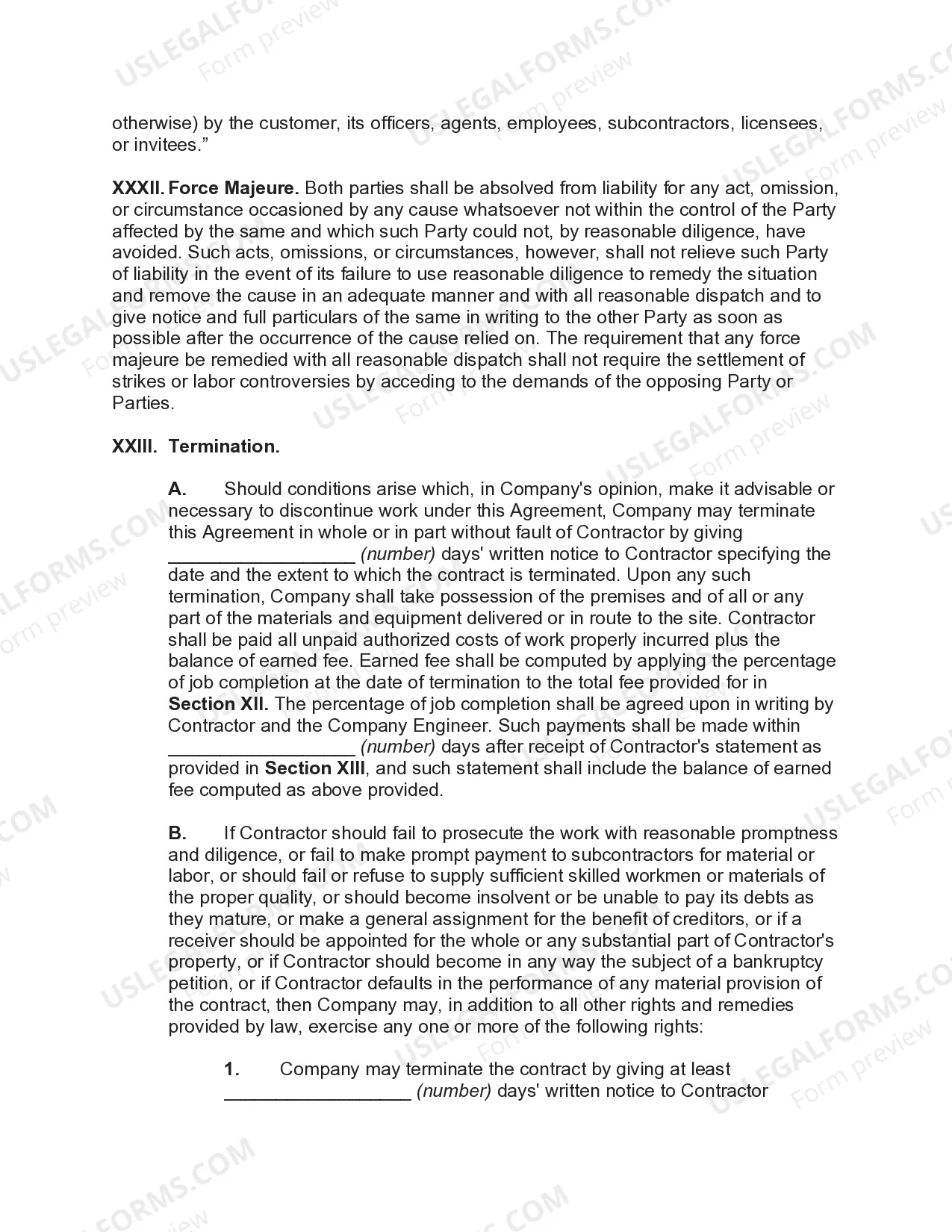 Preview Agreement for Construction of a Building Covering General Conditions with Owner's Engineer to Direct Work and Approve Costs