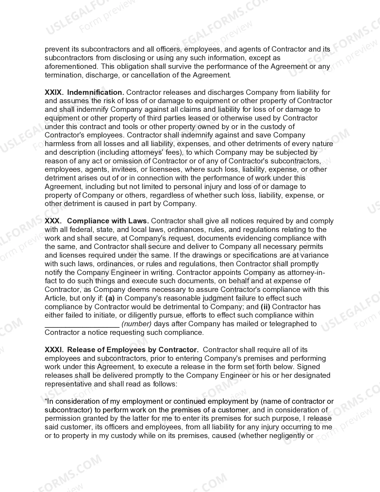 Preview Agreement for Construction of a Building Covering General Conditions with Owner's Engineer to Direct Work and Approve Costs