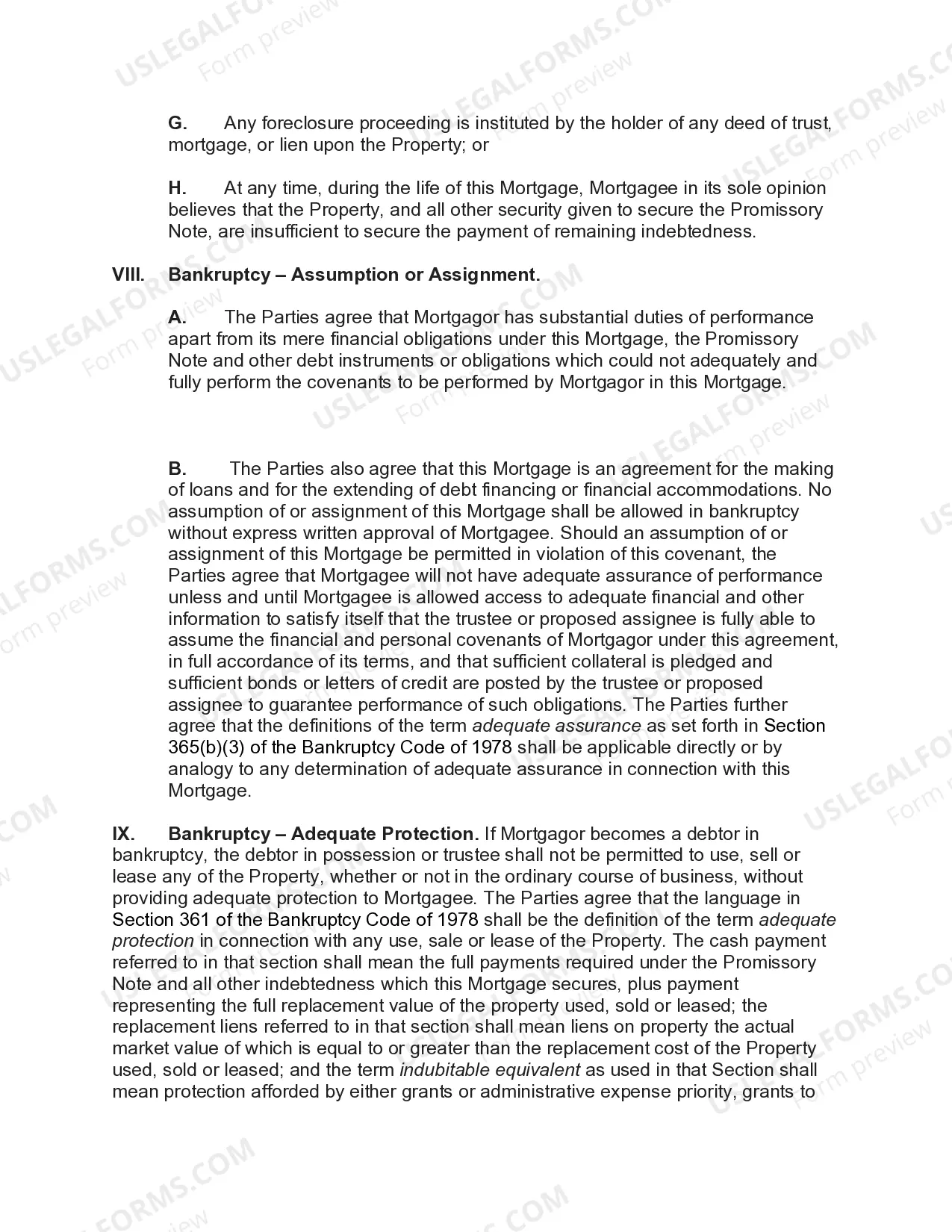 Preview Mortgage of Leasehold Interest - Securing Promissory Note and Future Advances