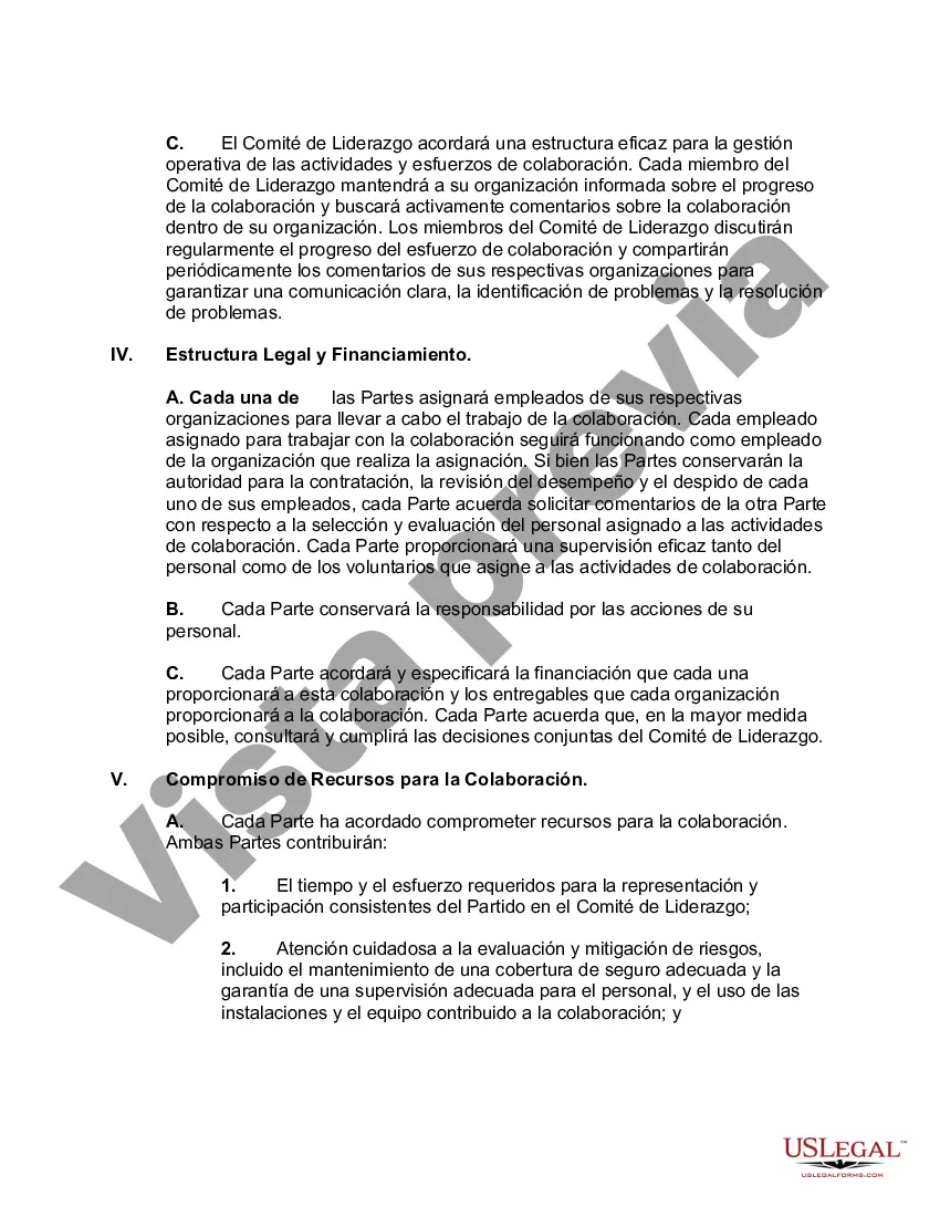 Preview Ejemplo de acuerdo de colaboración