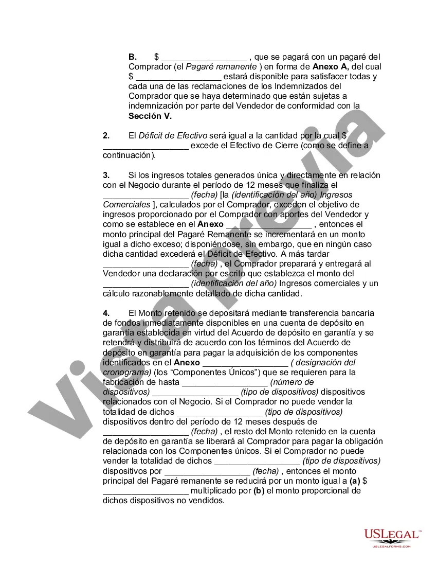 Preview Acuerdo para la Venta de Todos los Activos en el Negocio de Software Informático