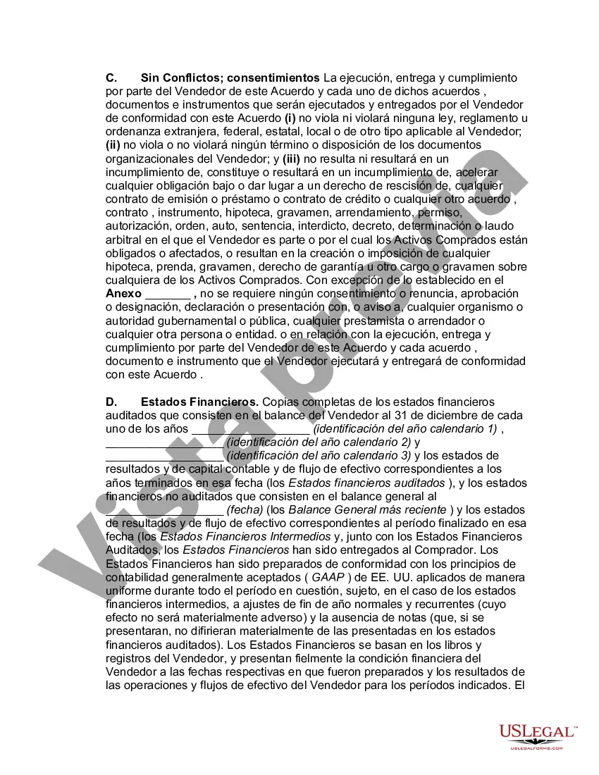 Preview Acuerdo para la Venta de Todos los Activos en el Negocio de Software Informático