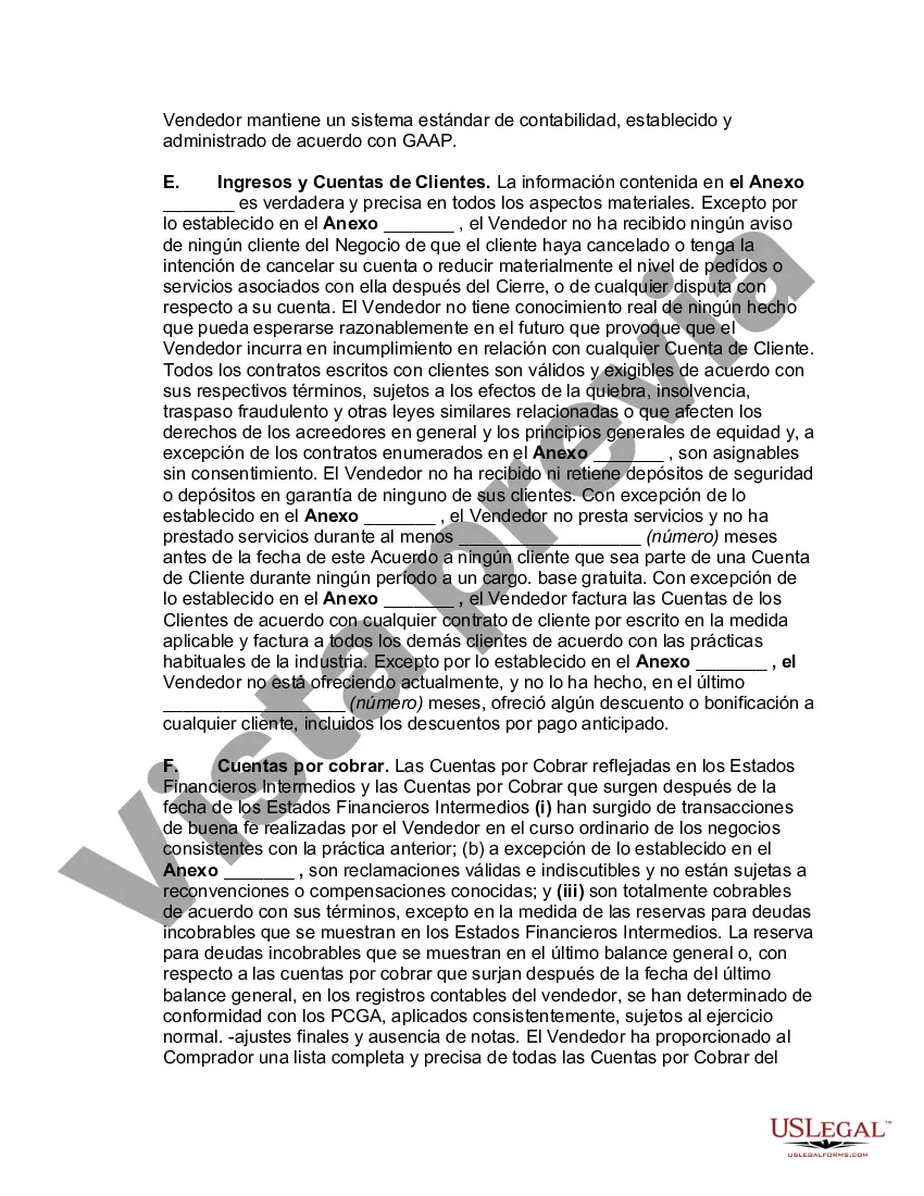 Preview Acuerdo para la Venta de Todos los Activos en el Negocio de Software Informático