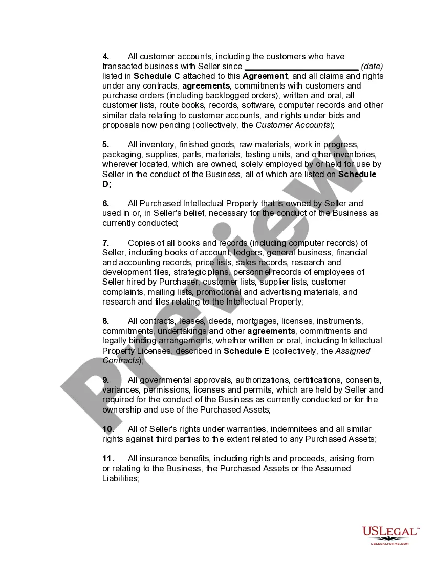 Get Agreement for Sale of all Assets in Computer Software Business Preview Agreement for Sale of all Assets in Computer Software Business