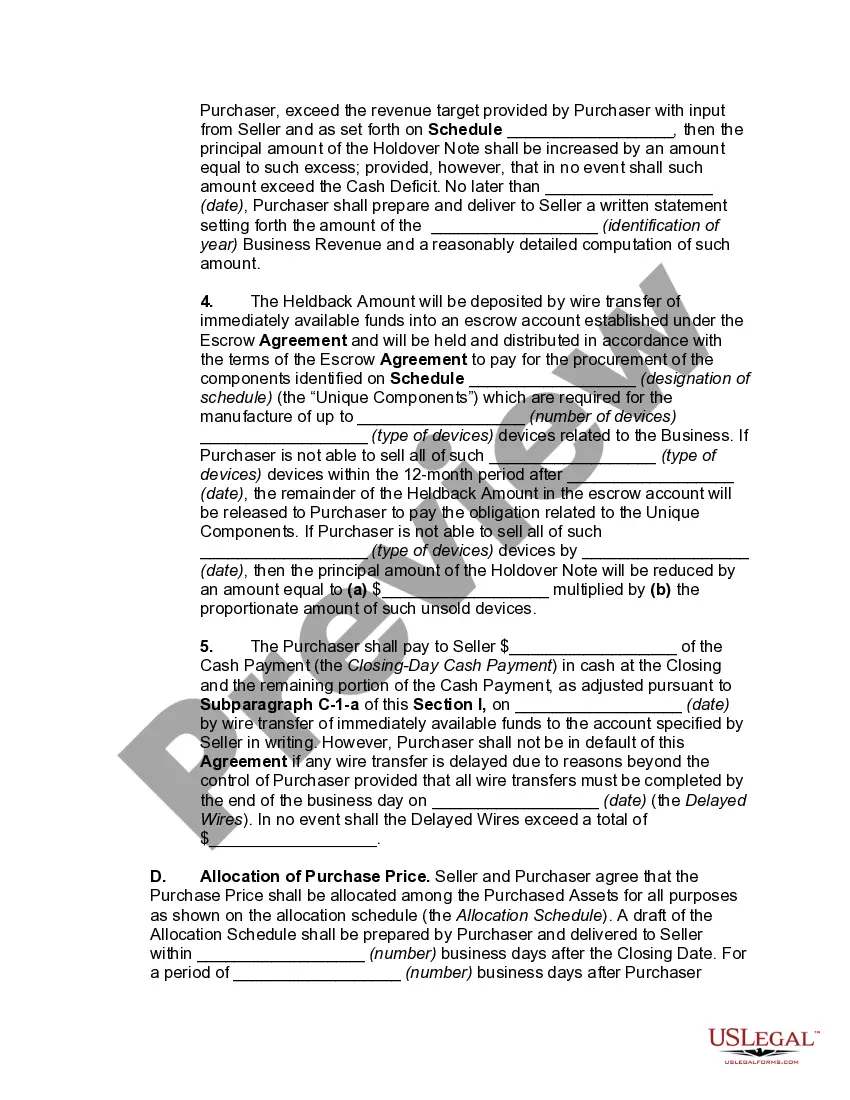 Get Agreement for Sale of all Assets in Computer Software Business Preview Agreement for Sale of all Assets in Computer Software Business