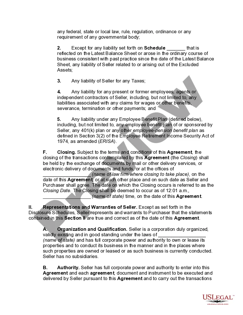 Get Agreement for Sale of all Assets in Computer Software Business Preview Agreement for Sale of all Assets in Computer Software Business