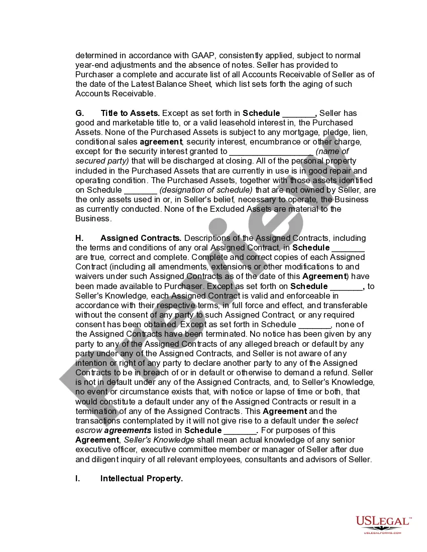 Get Agreement for Sale of all Assets in Computer Software Business Preview Agreement for Sale of all Assets in Computer Software Business