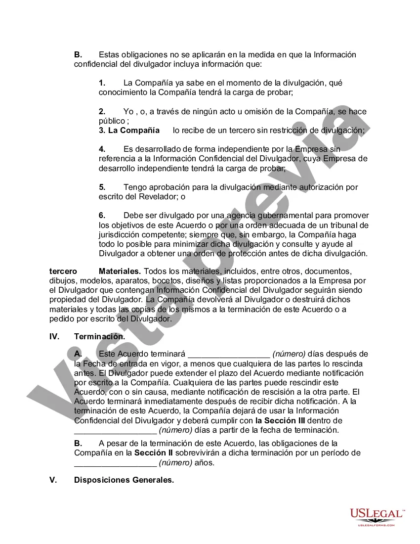 Preview Acuerdo Relativo a la Recepción de Información Confidencial