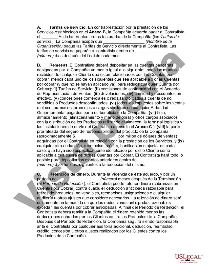 Preview Acuerdo de externalización de servicios