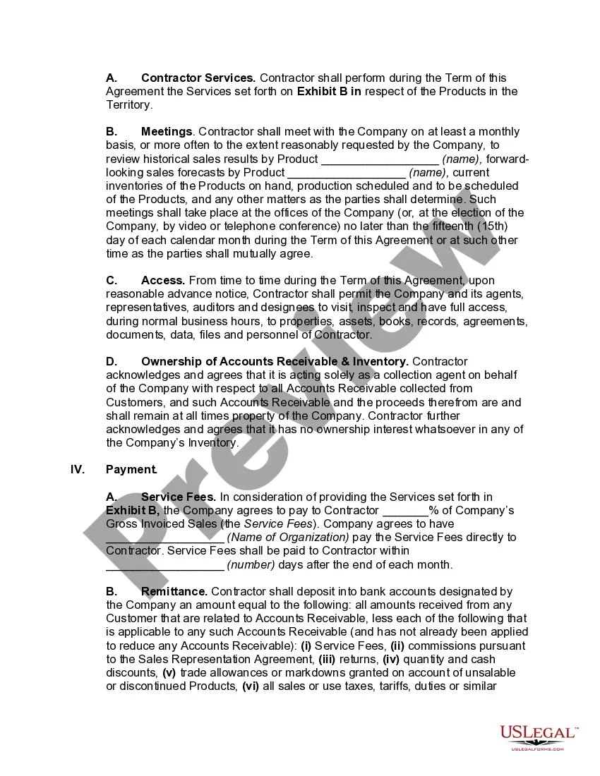 Preview Services Outsourcing Agreement