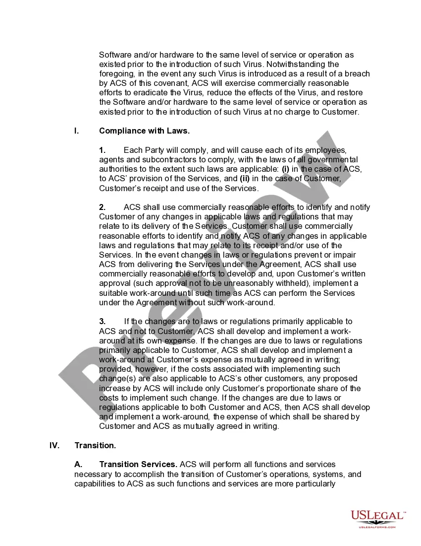 Get Master Agreement for Business Process Outsourcing Services Preview Master Agreement for Business Process Outsourcing Services