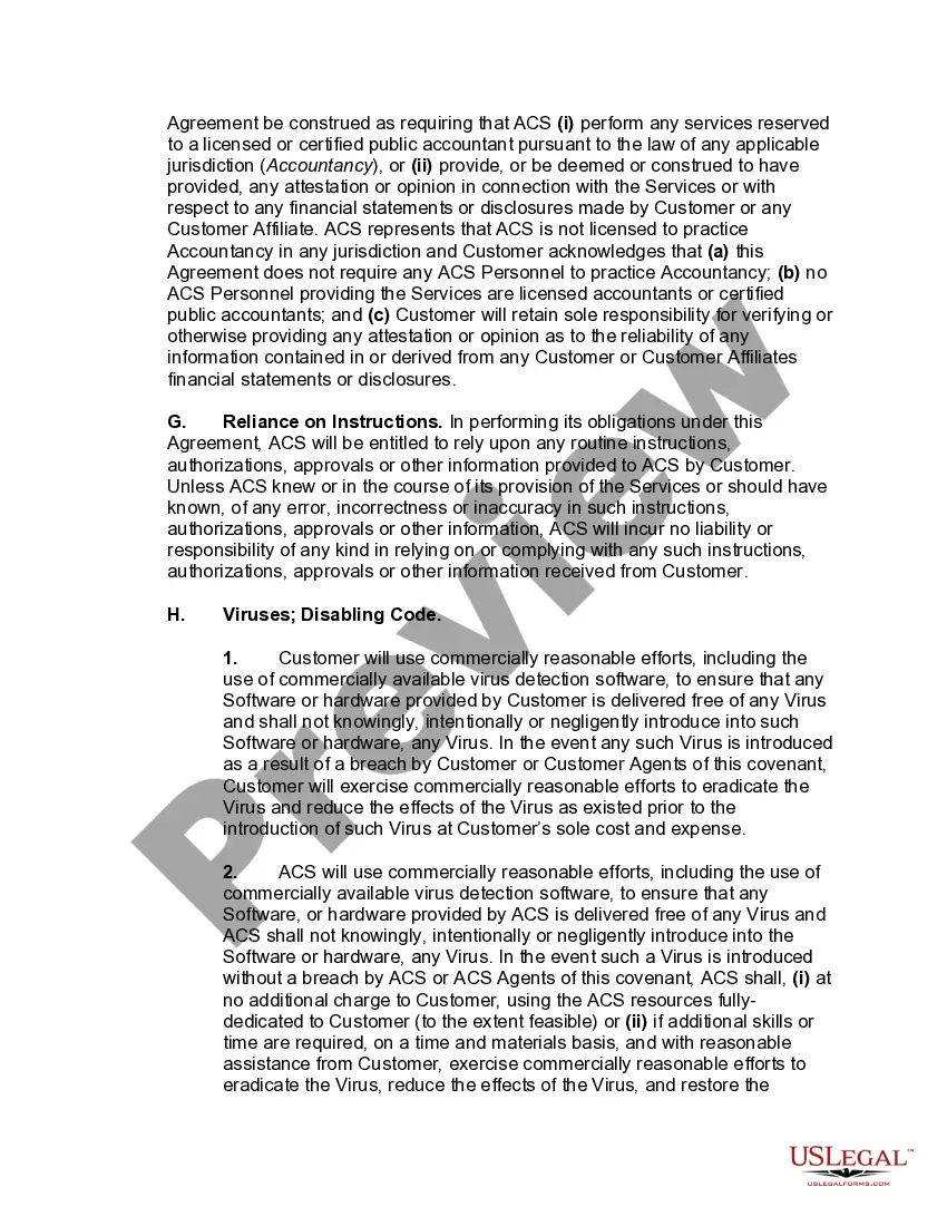 Get Master Agreement for Business Process Outsourcing Services Preview Master Agreement for Business Process Outsourcing Services