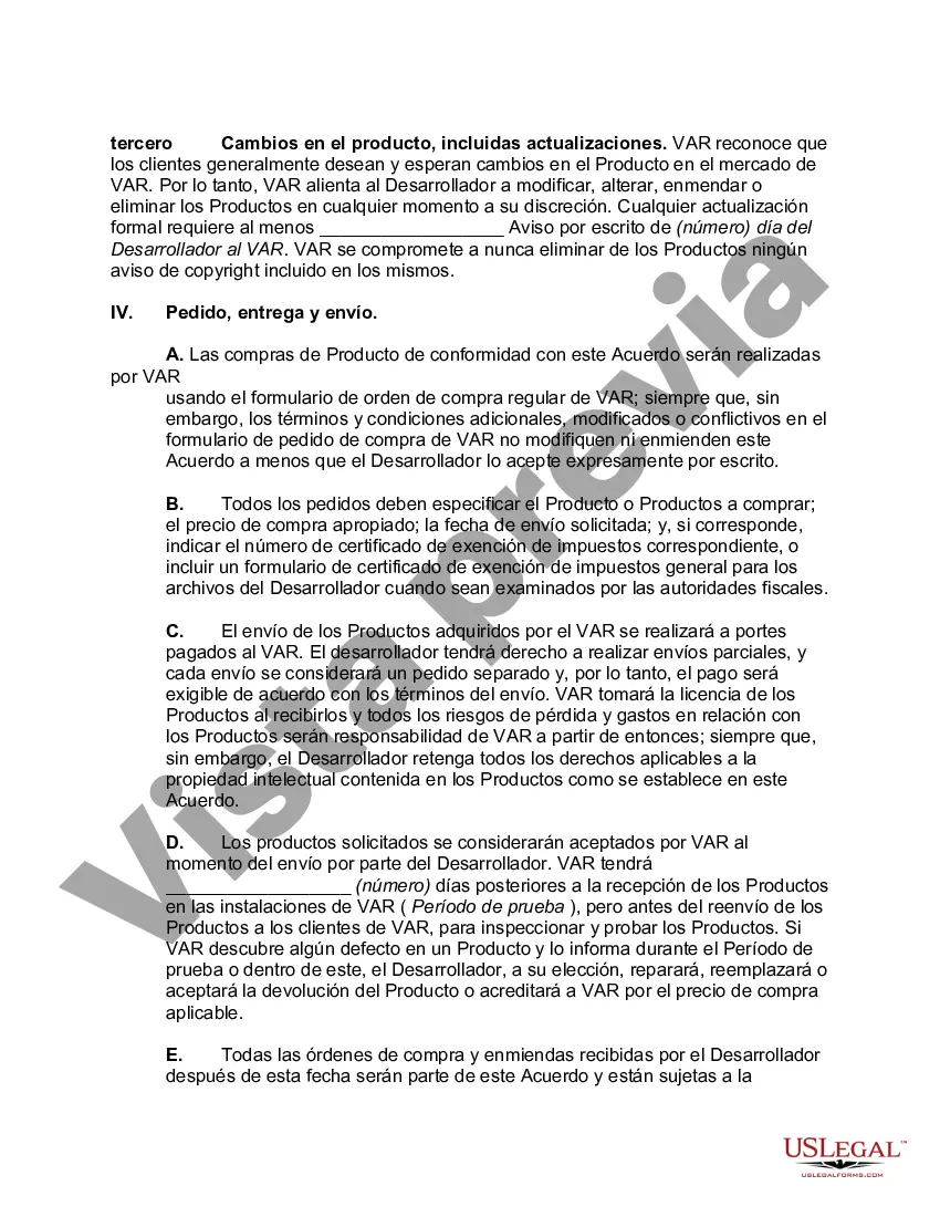 Preview Acuerdo de revendedor de valor agregado