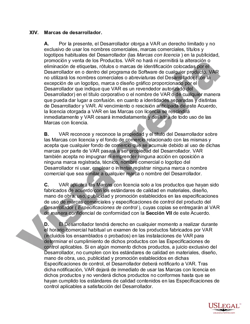 Preview Acuerdo de revendedor de valor agregado