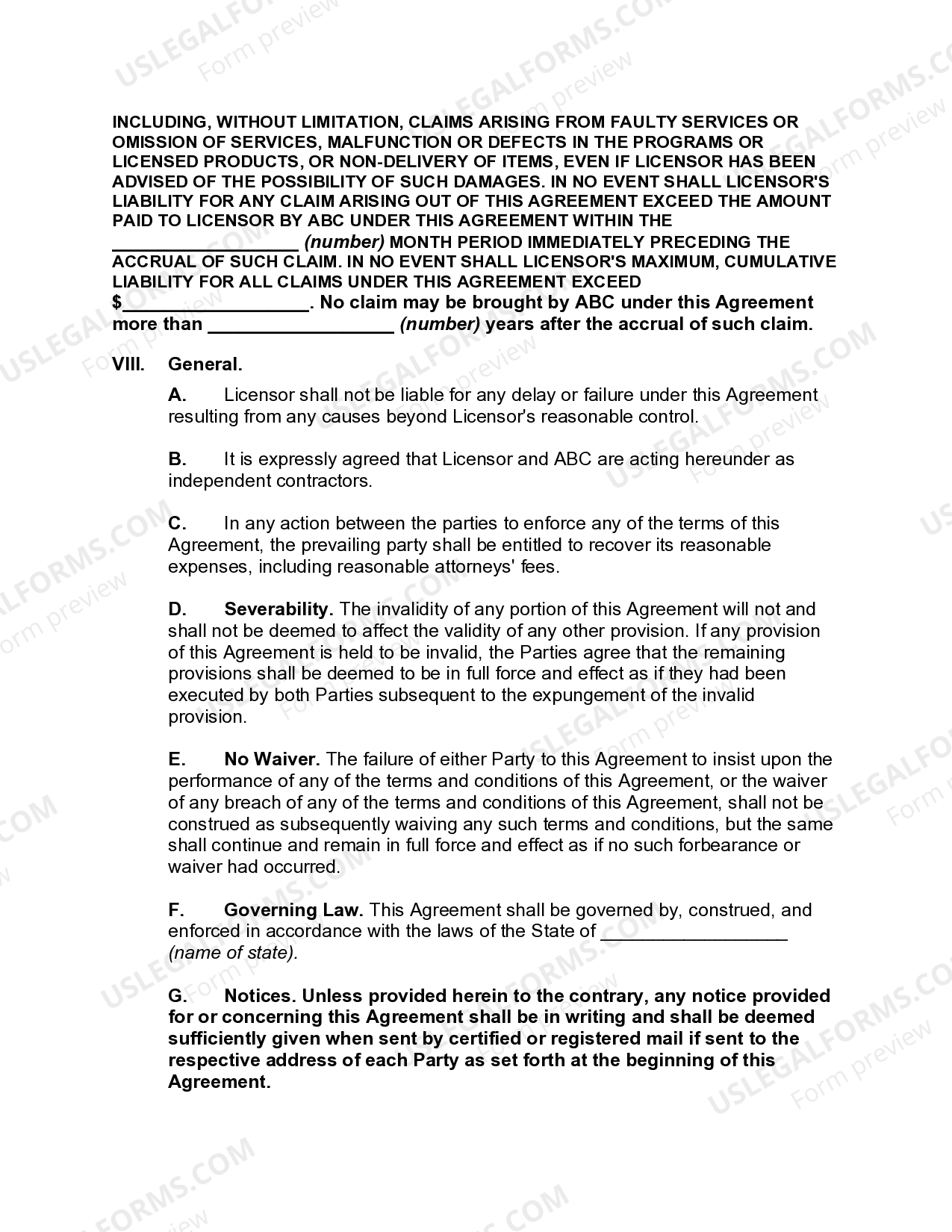 Alabama Value Added Reseller Support Agreement US Legal Forms