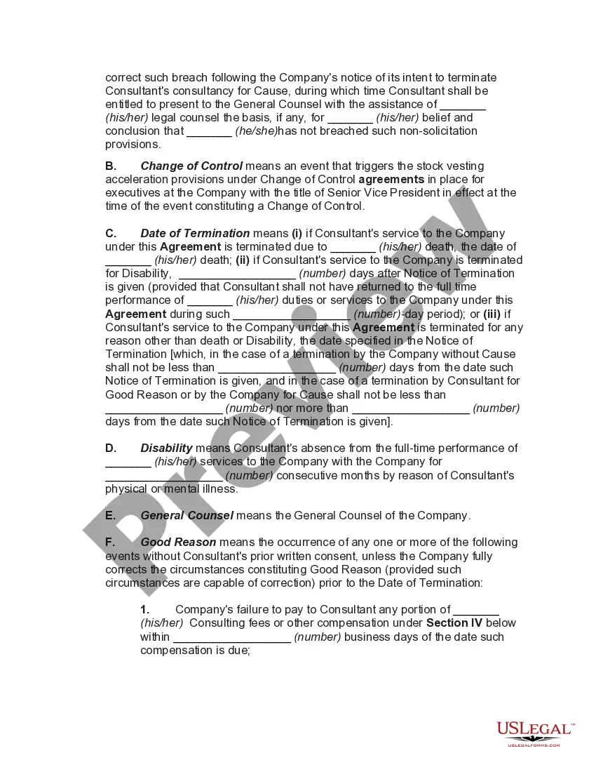 Preview Consulting Agreement with Retiring Chief Technical officer with Unique Technical Knowledge of Technology and Intellectual Property of Corporation