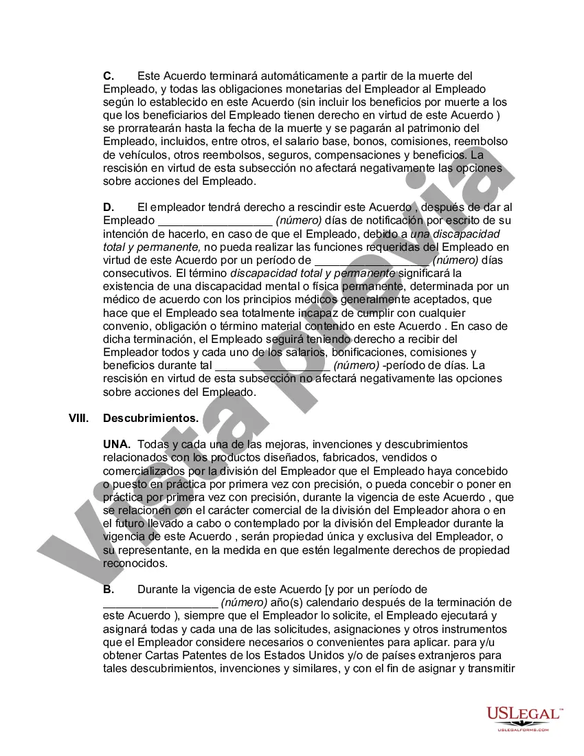 Preview Empleo de Ejecutivo con Opciones sobre Acciones y Derechos en Descubrimientos