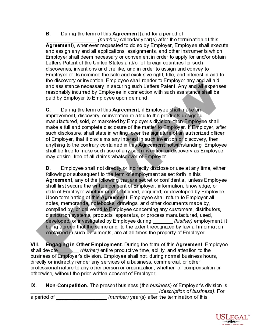 Preview Employment of Executive with Stock Options and Rights in Discoveries