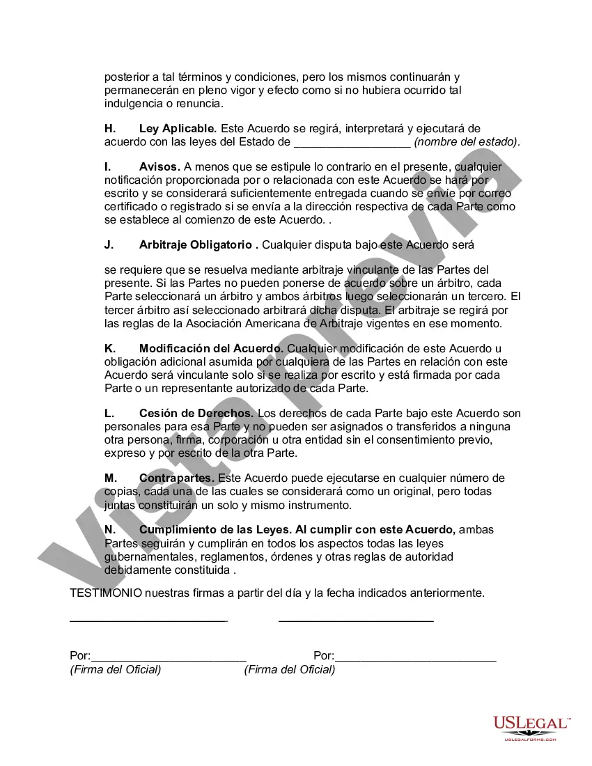 Preview Acuerdo de distribución de revendedor de valor agregado