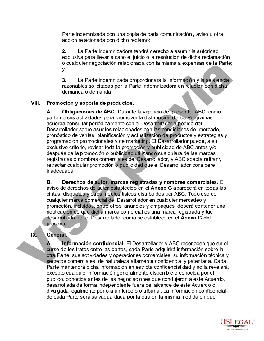 Preview Acuerdo de distribución de revendedor de valor agregado