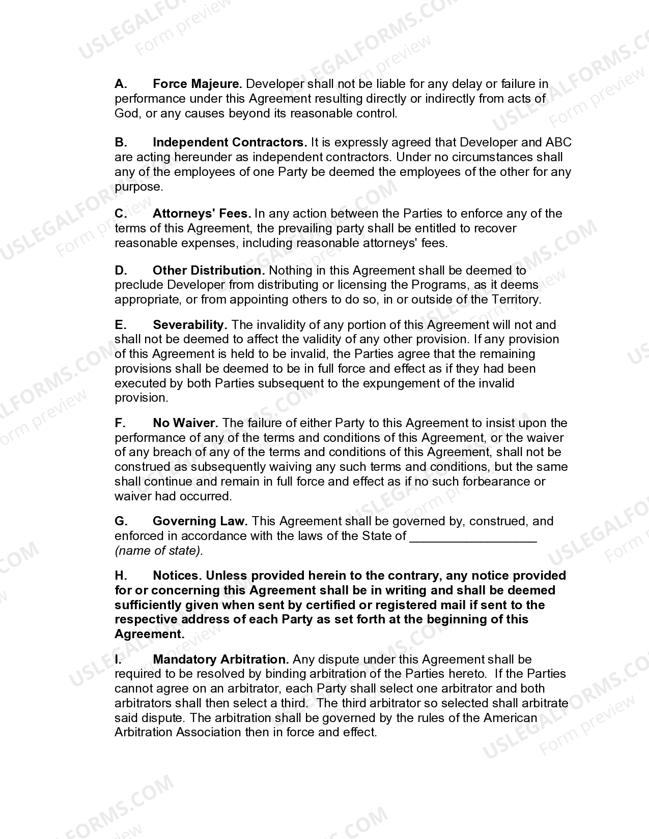 Alabama International Value Added Reseller Agreement US Legal Forms
