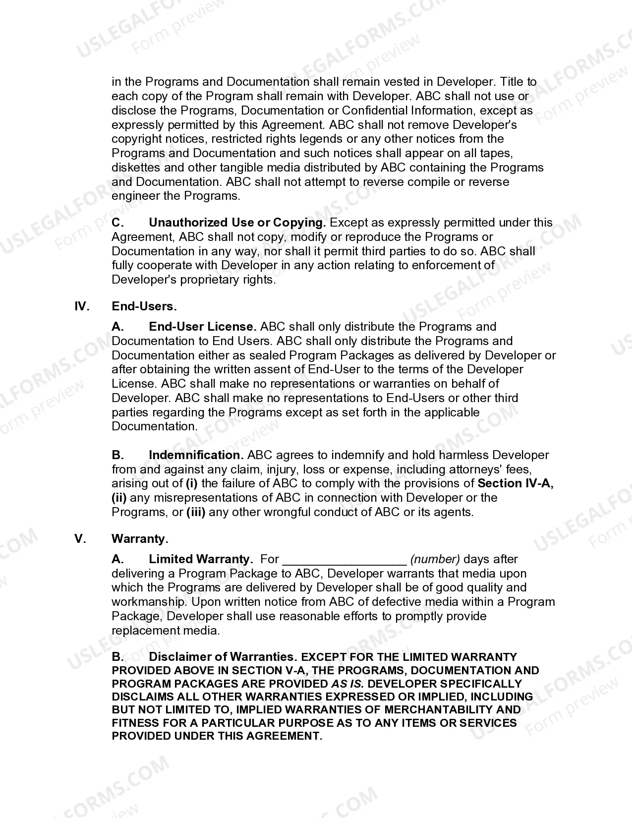 Preview International Value Added Reseller Agreement