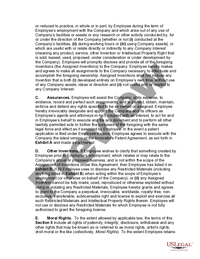 Get Proprietary Information and Inventions Agreement of Software Engineer Preview Proprietary Information and Inventions Agreement of Software Engineer