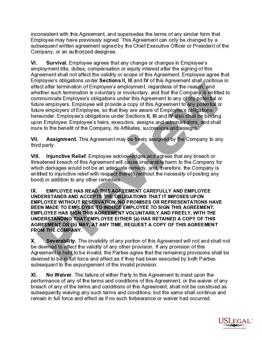 Get Proprietary Information and Inventions Agreement of Software Engineer Preview Proprietary Information and Inventions Agreement of Software Engineer