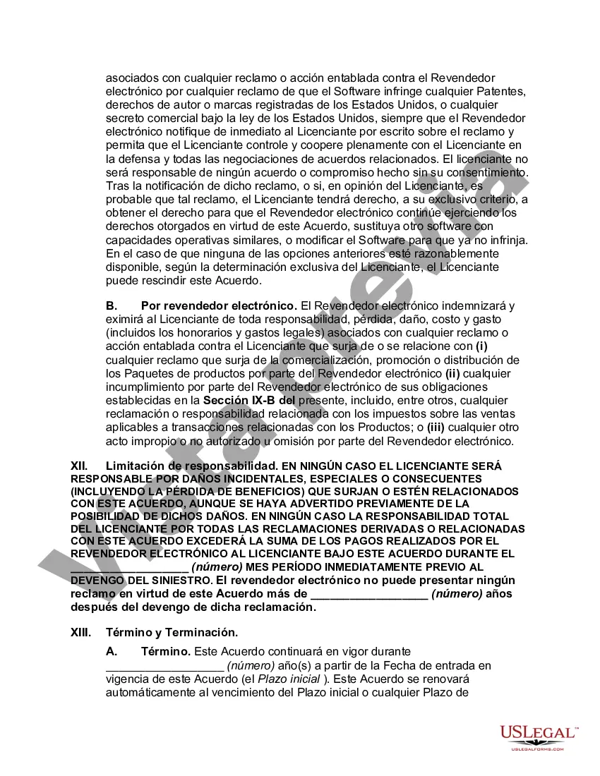 Preview Acuerdo de revendedor de software electrónico