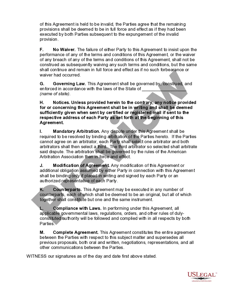 Preview Agreement between Licensor and Dealer for Sale of Computers, Internet Services, or Software