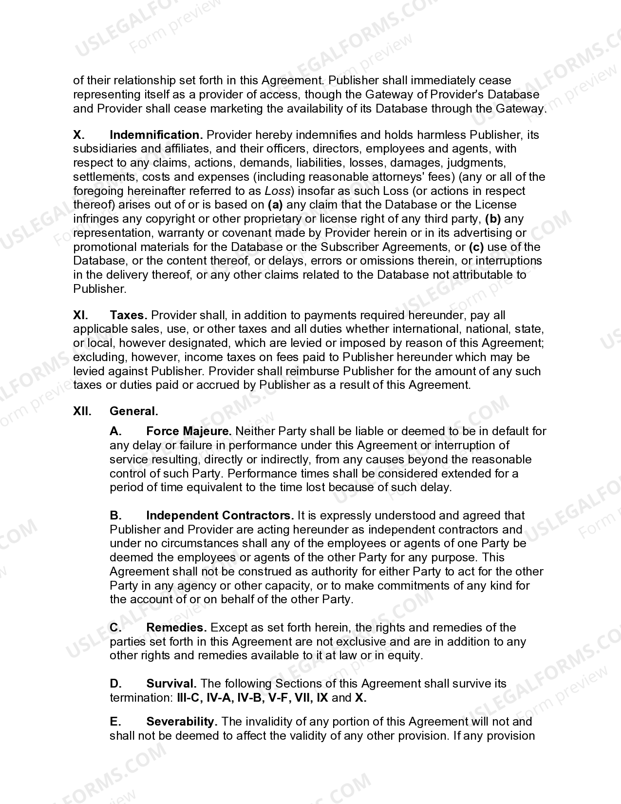 Database Distribution and Licensing Agreement Distribution Licensing