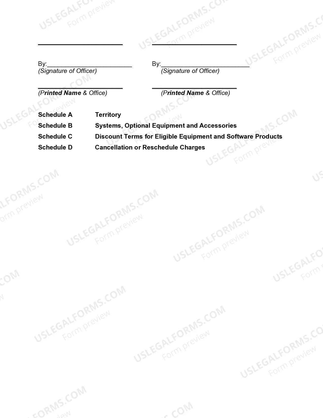 Preview Manufacturer Reseller Agreement for Equipment, Software Products, and Maintenance