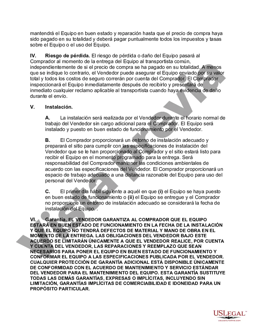 Preview Acuerdo de compra de hardware de computadora con un fabricante