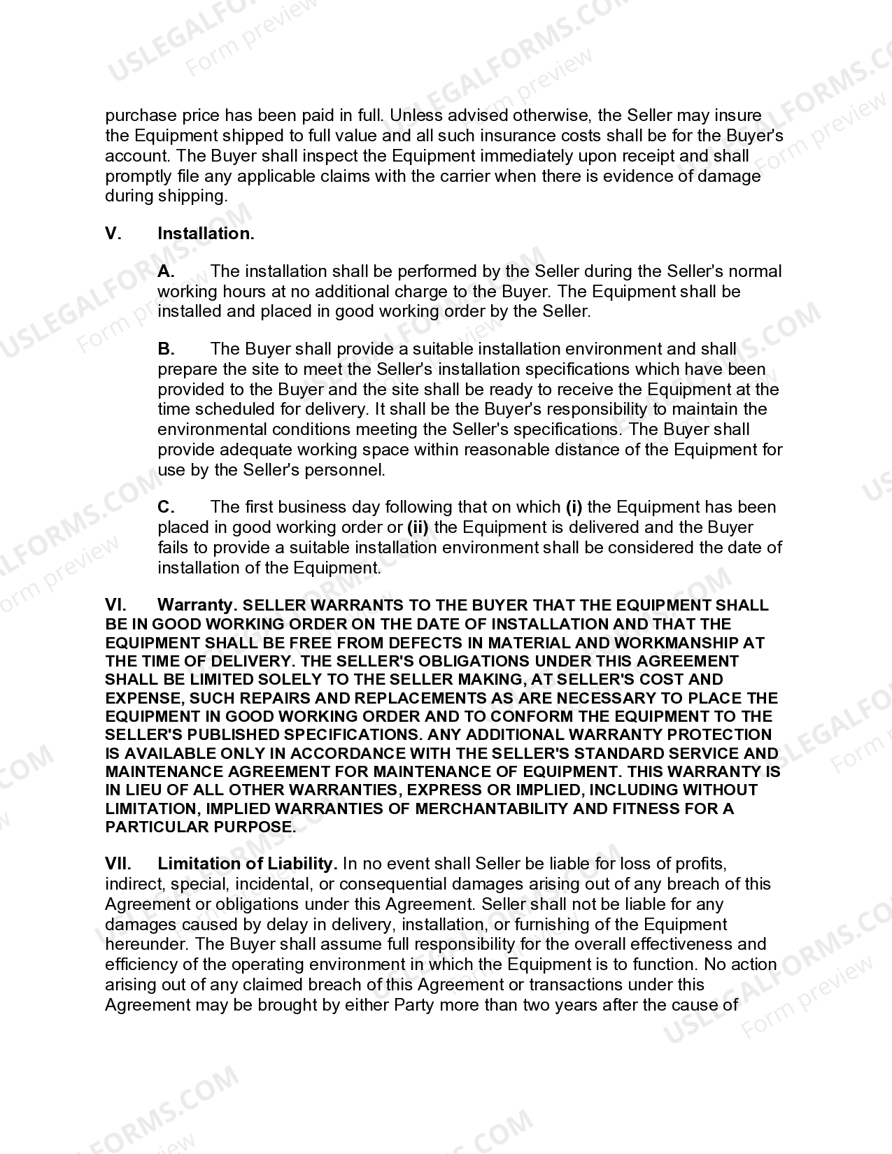 Illinois Computer Hardware Purchase Agreement with a Manufacturer US Legal Forms