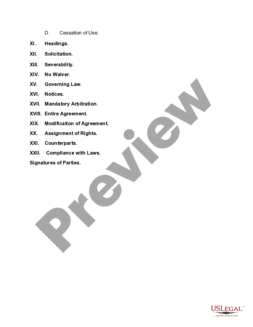 Get Checklist for Software License Agreement Preview Checklist for Software License Agreement