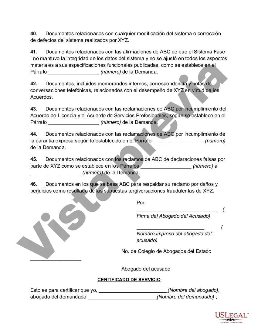 Preview Solicitud de Documentos en Demanda por Falla de Sistemas