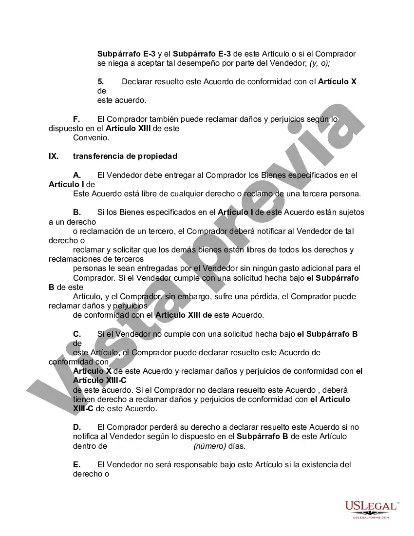 Preview Contrato de Venta Comercial Internacional de Mercancías