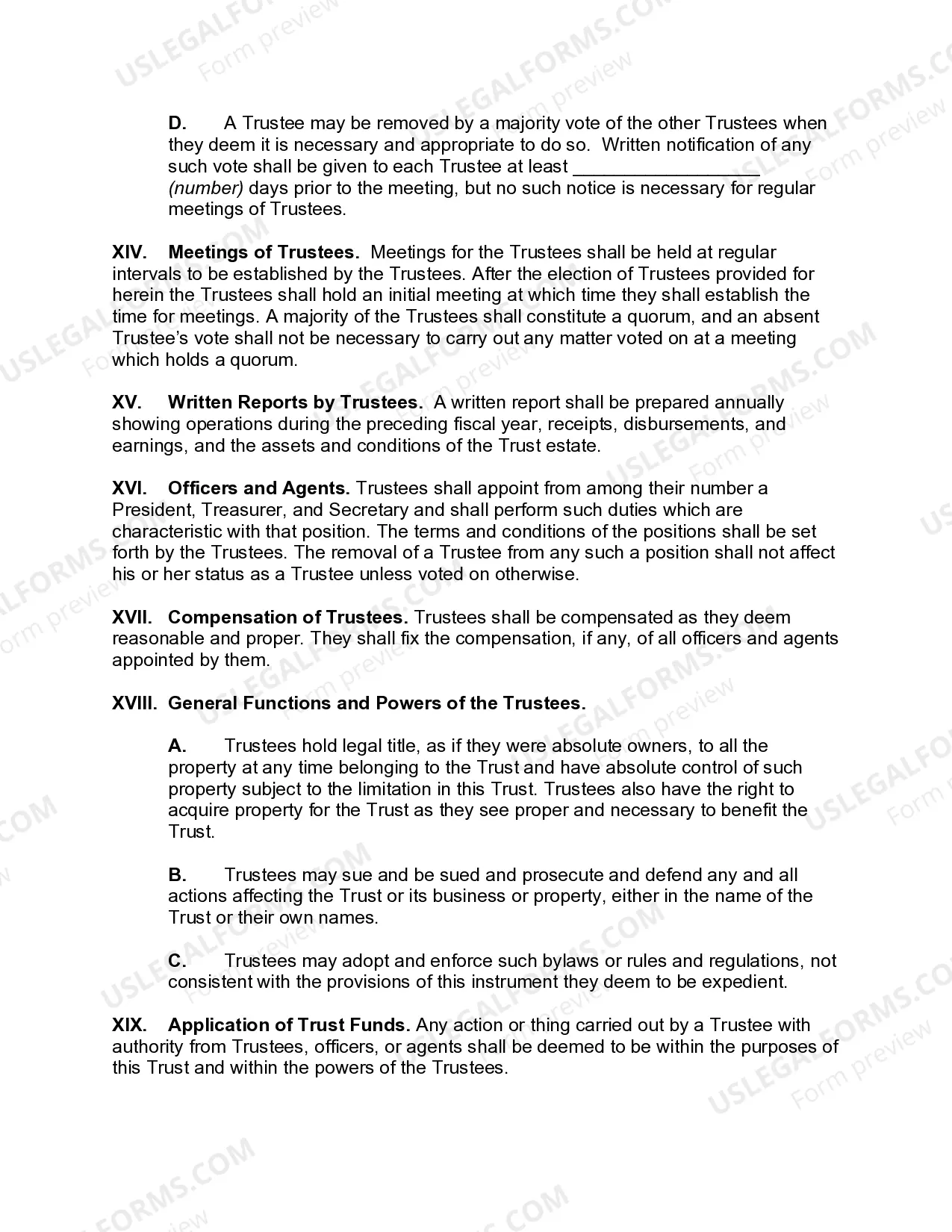 Preview Business Trust